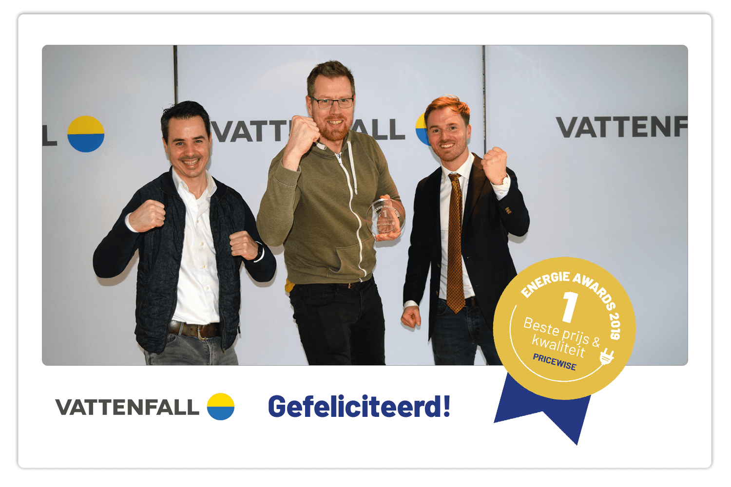 Vattenfall wint Gouden Energie Award 2019 Energie-awards-2019-Vattenfall